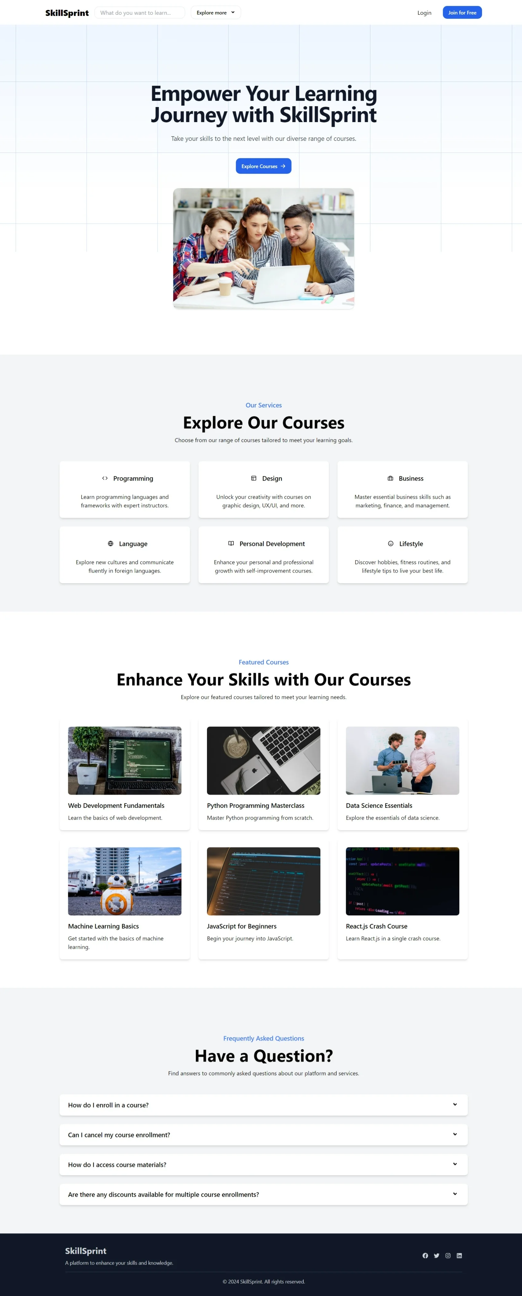 SkillSprint - screenshot 1