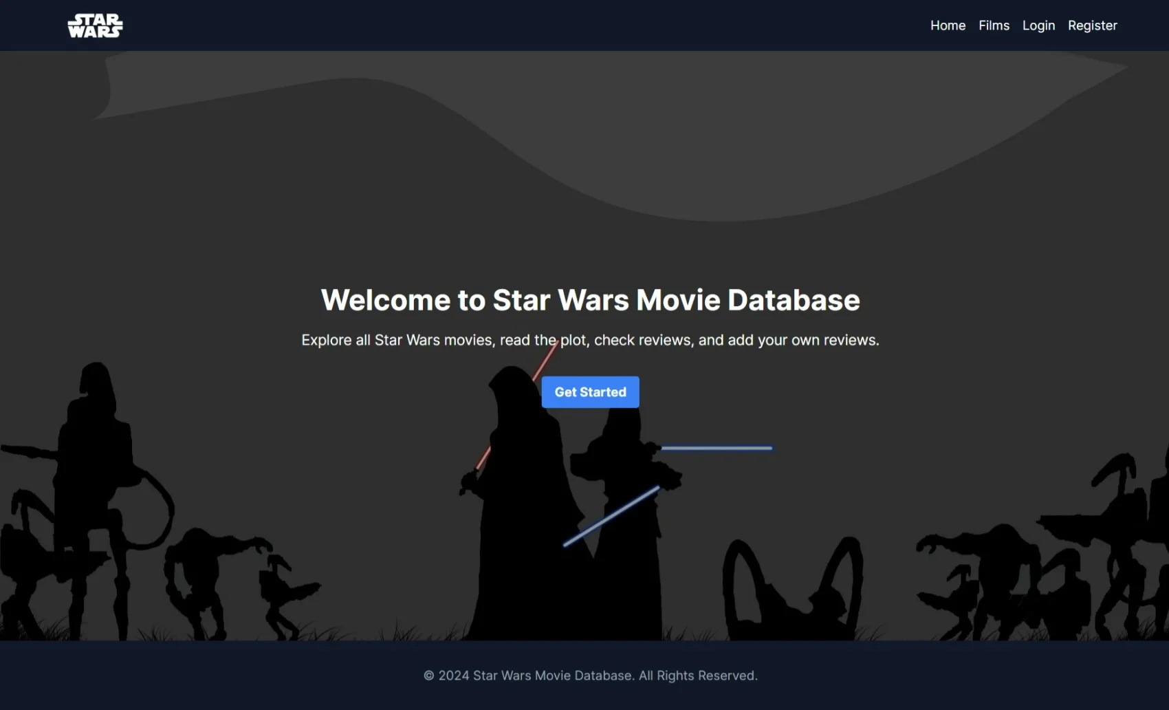 Star Wars Movie Details App - screenshot 1